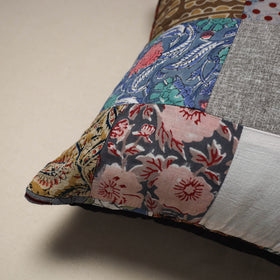 Handcrafted cotton patchwork cushion cover 75
