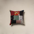 Multicolor - handcrafted cotton patchwork cushion cover 78