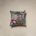 Multicolor - handcrafted cotton patchwork cushion cover 84