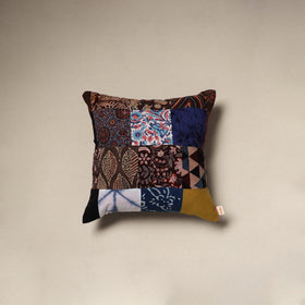 Handcrafted cotton patchwork cushion cover 84