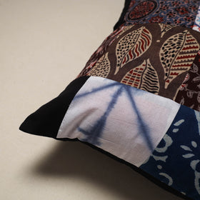 Handcrafted cotton patchwork cushion cover 84