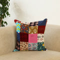  Multicolor Handcrafted Cotton Patchwork Cushion Cover