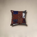 Handcrafted cotton patchwork cushion cover 87