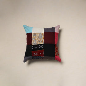 Multicolor - handcrafted cotton patchwork cushion cover 88
