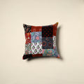 Multicolor Handcrafted Cotton Patchwork Cushion Cover