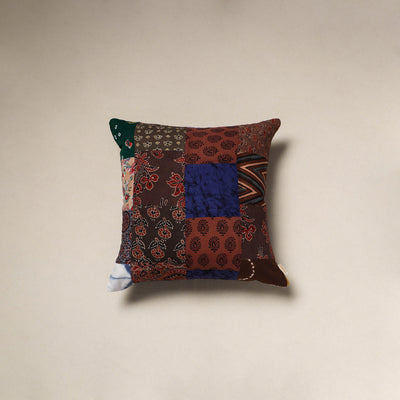 Handcrafted cotton patchwork cushion cover 90