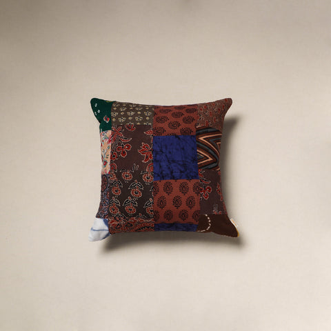 Handcrafted cotton patchwork cushion cover 90