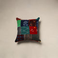 Multicolor - handcrafted cotton patchwork cushion cover 90