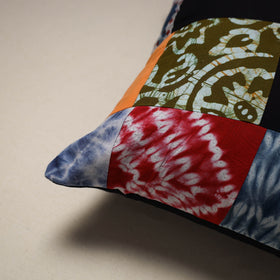 Handcrafted cotton patchwork cushion cover 95