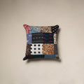 Handcrafted cotton patchwork cushion cover 96