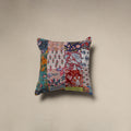 Multicolor - handcrafted cotton patchwork cushion cover 96