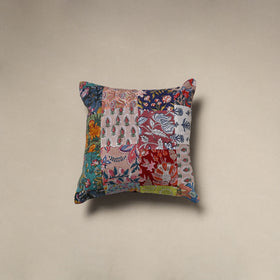 Multicolor - handcrafted cotton patchwork cushion cover 96
