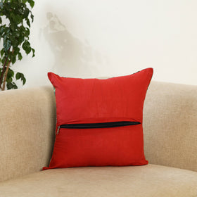  Multicolor Handcrafted Cotton Patchwork Cushion Cover