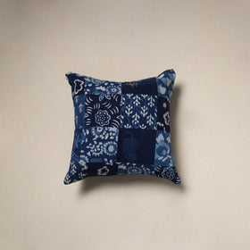 Multicolor - handcrafted cotton patchwork cushion cover 98