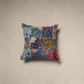 Multicolor - handcrafted cotton patchwork cushion cover 99