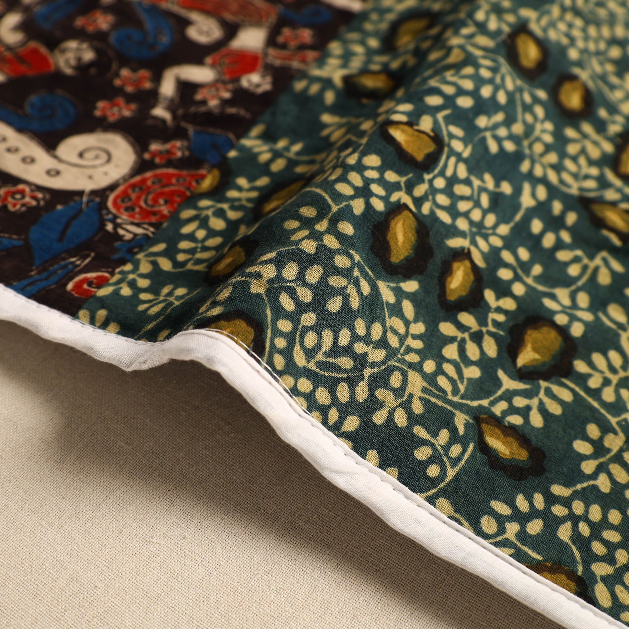  Multicolor Handcrafted Cotton Patchwork Table Mat