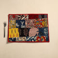  Multicolor Handcrafted Cotton Patchwork Table Mat