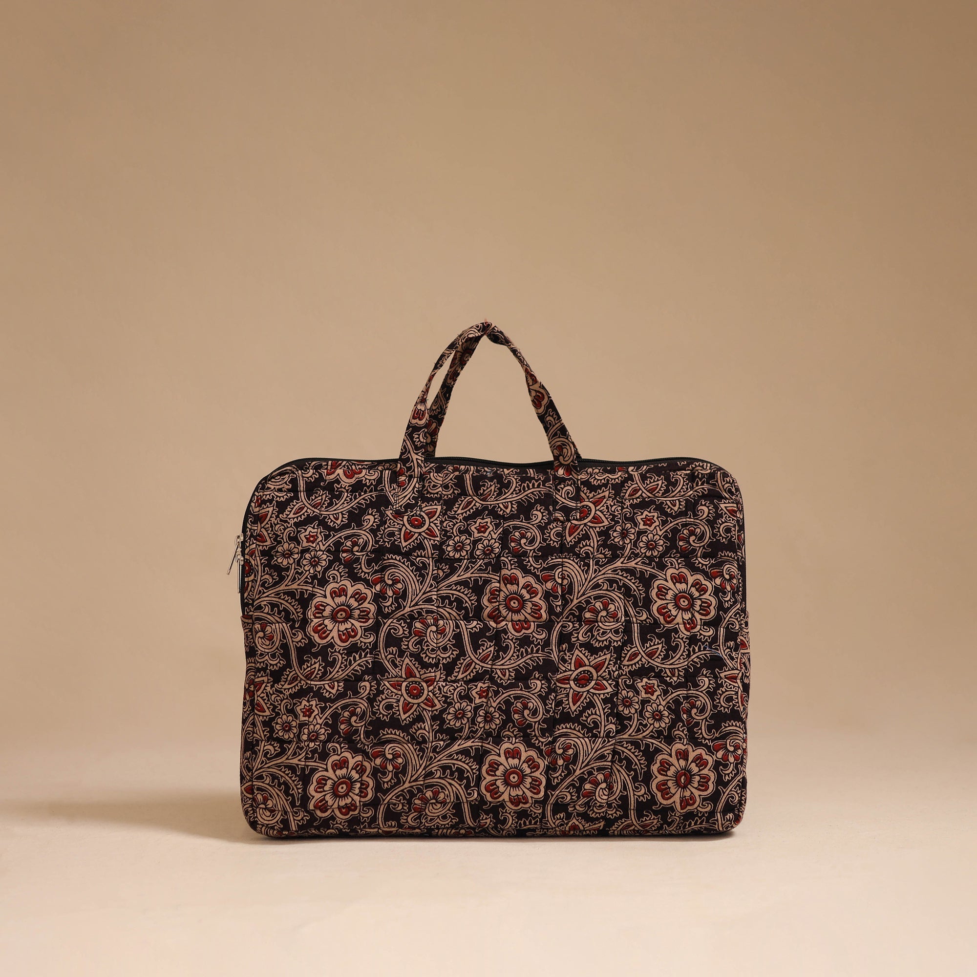 Multicolor - handcrafted cotton quilted laptop bag 51