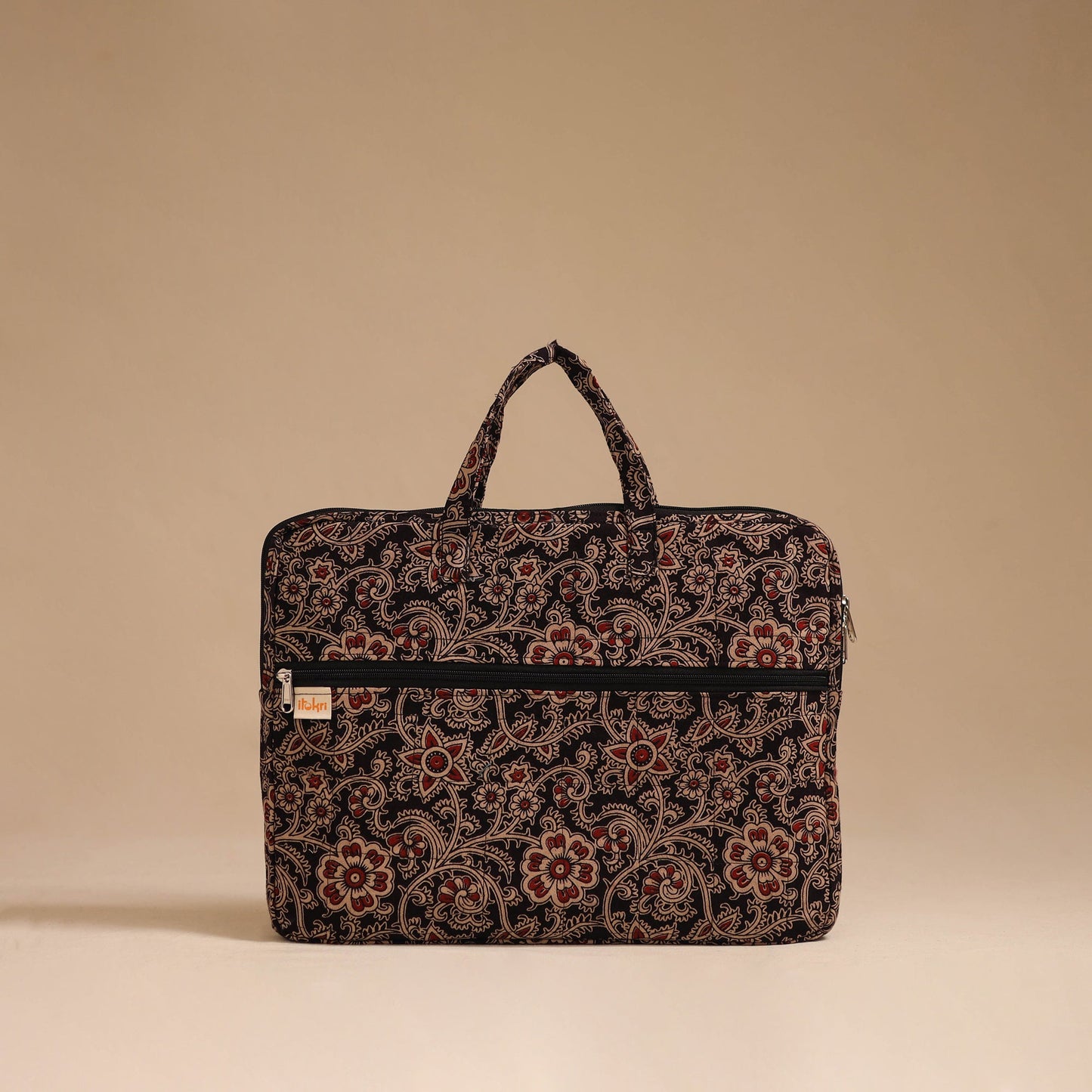 Multicolor - handcrafted cotton quilted laptop bag 51