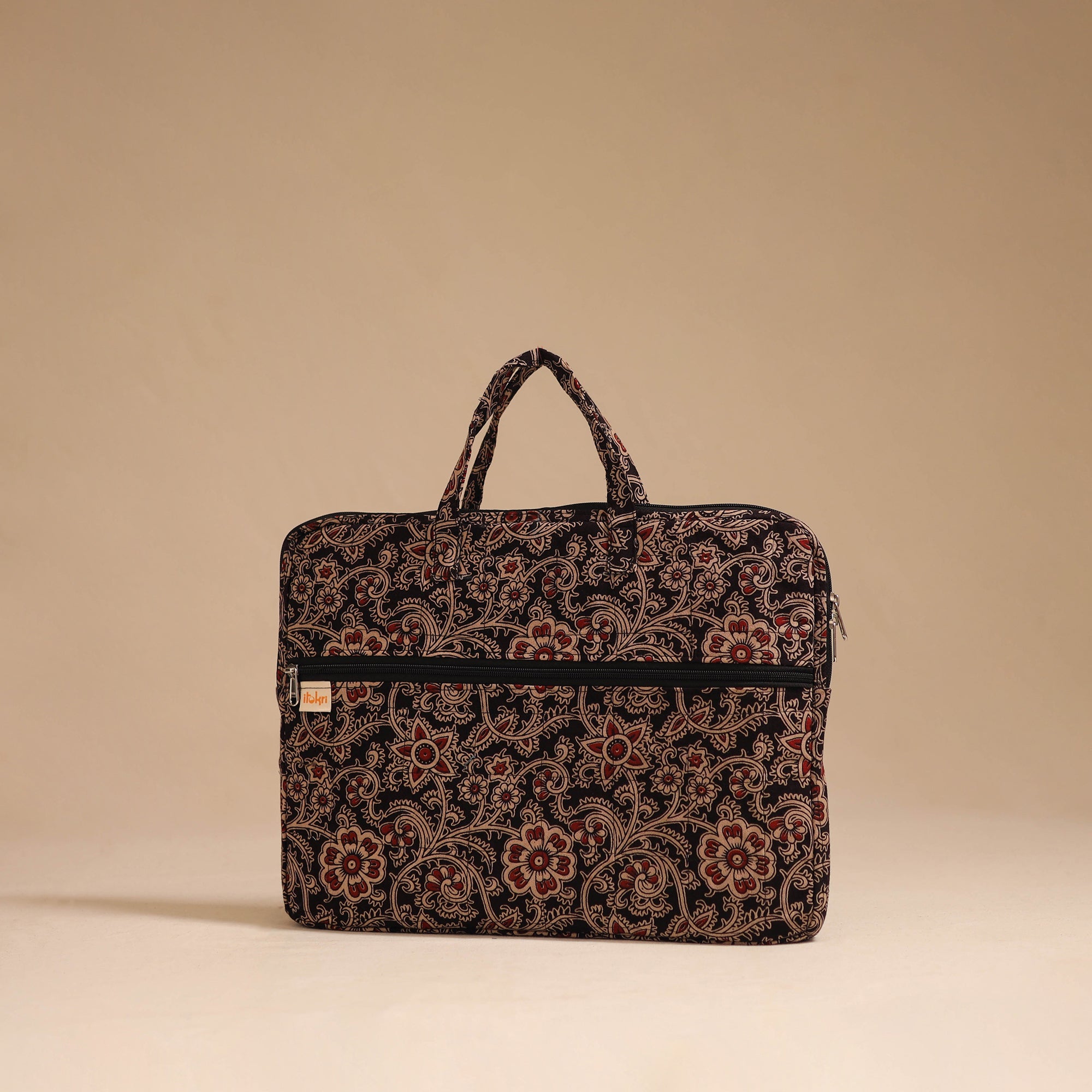 Multicolor - handcrafted cotton quilted laptop bag 51