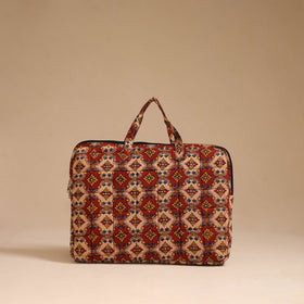 Multicolor - handcrafted cotton quilted laptop bag 52