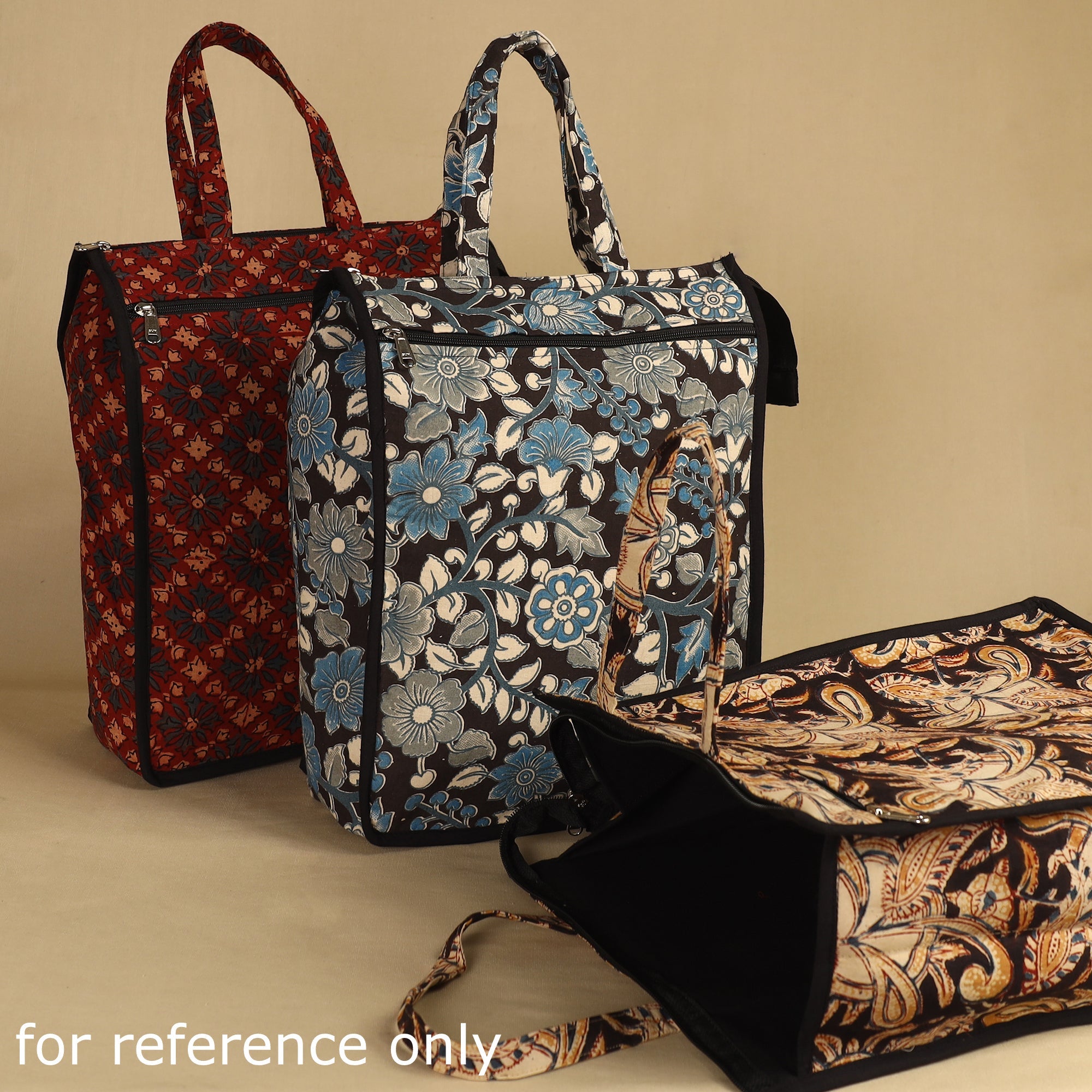 Green Handcrafted Cotton Shopping Bag 19