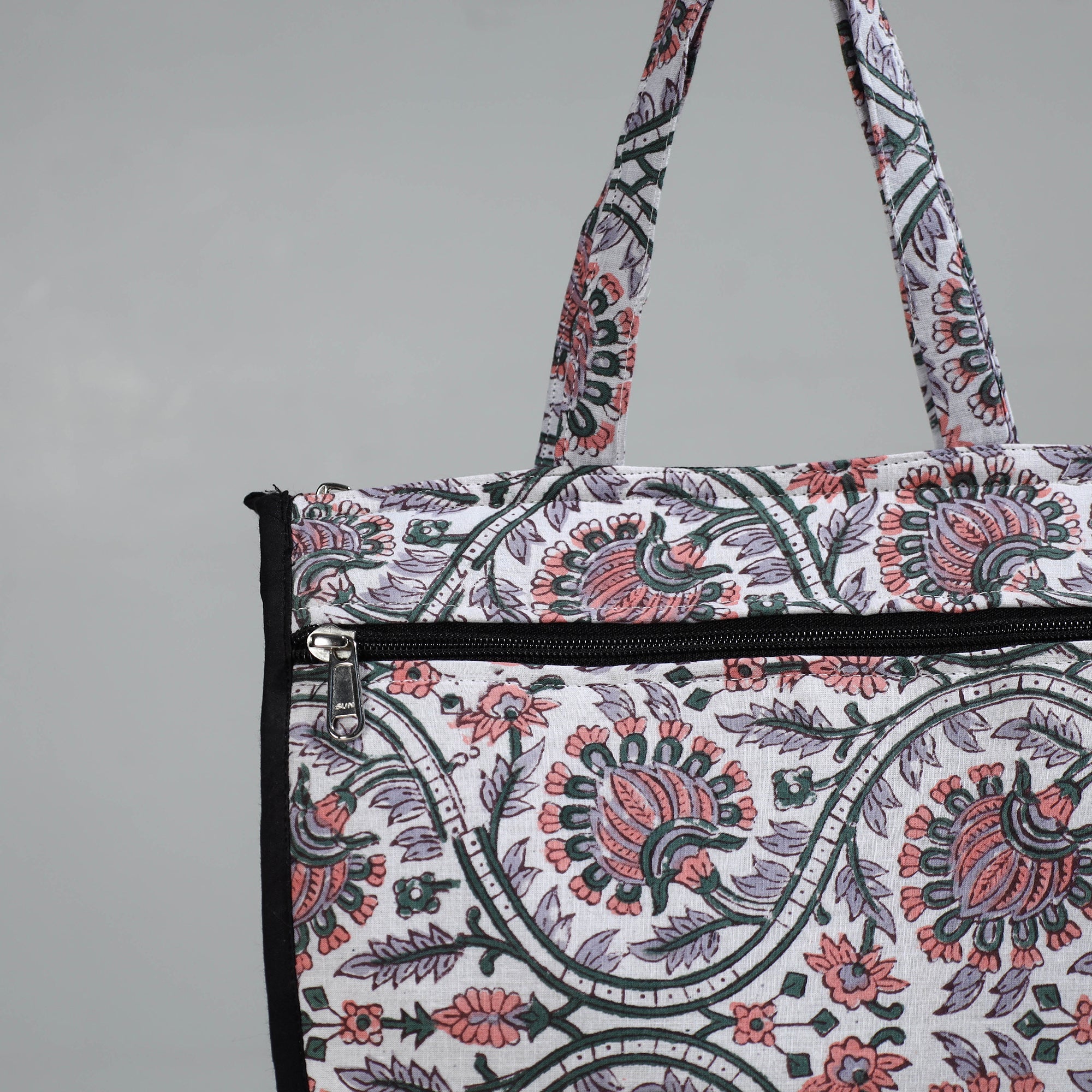 Multicolor Handcrafted Cotton Shopping Bag 08