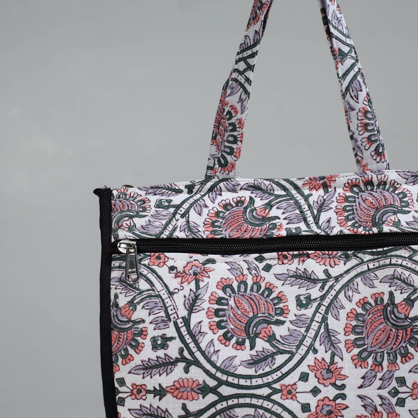 Multicolor Handcrafted Cotton Shopping Bag 08