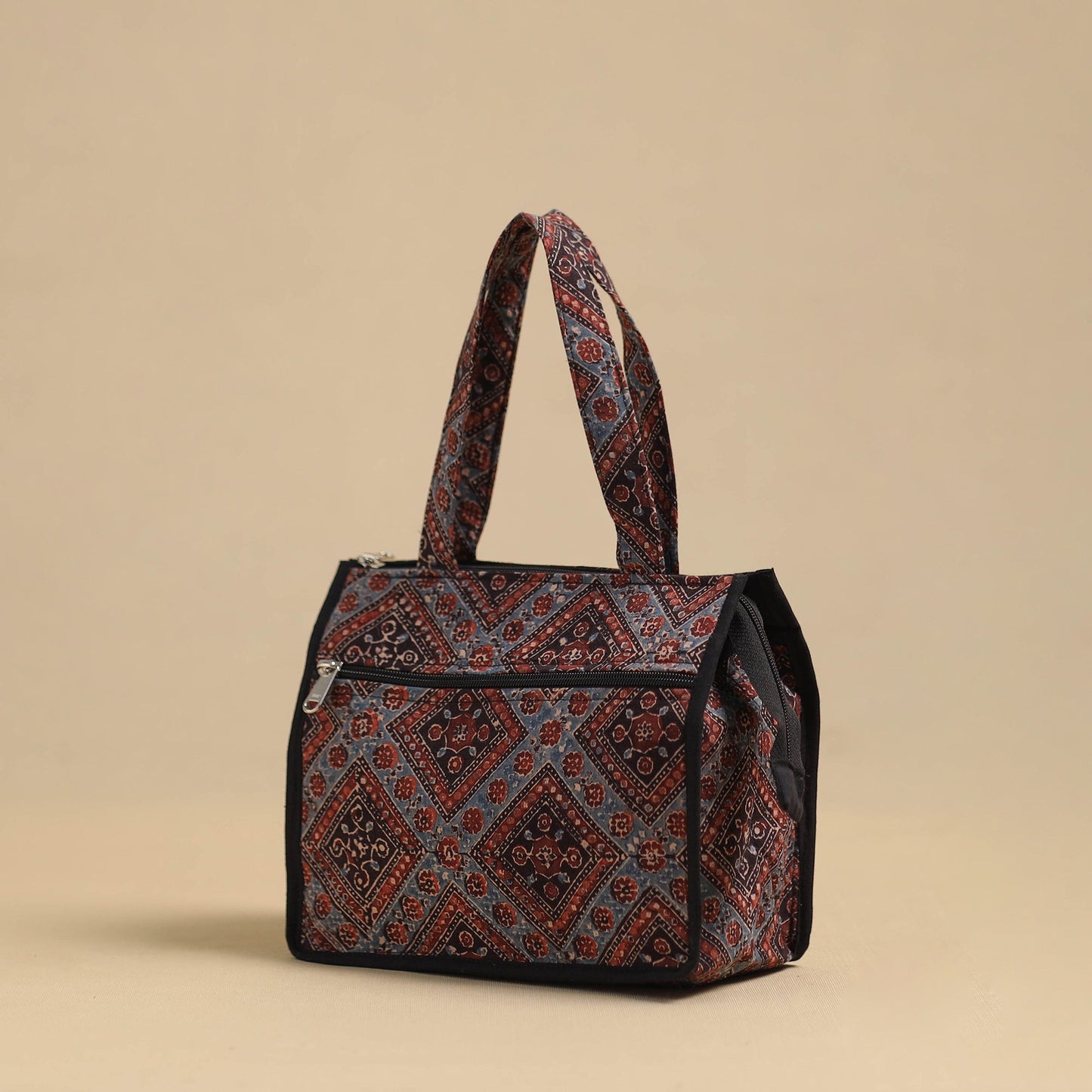 Multicolor Handcrafted Cotton Small Hand Bag