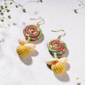  Handcrafted Fabart Earrings by Rangila Dhaga Online at iTokri.com