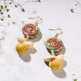  Handcrafted Fabart Earrings by Rangila Dhaga Online at iTokri.com