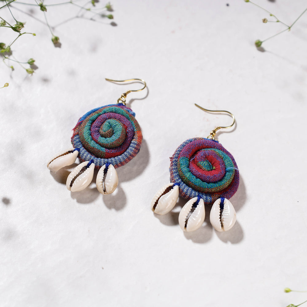 Multicolor - Handcrafted Fabart Earrings by Asalkaar main image 0