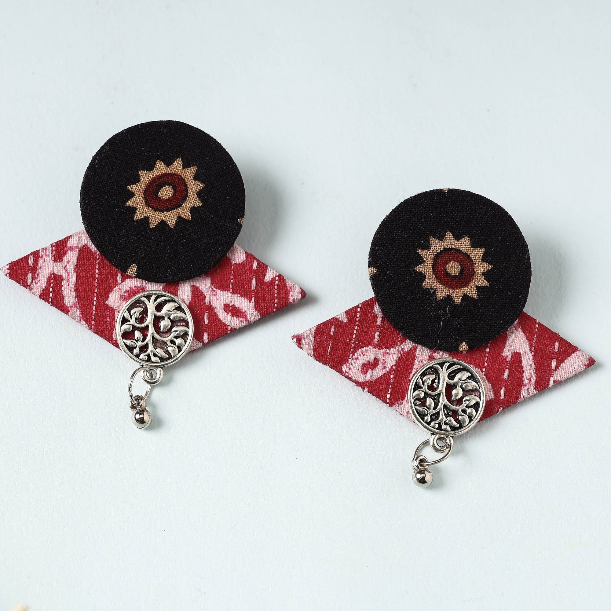  Handcrafted Fabart Earrings by Asalkaar Online at iTokri.com