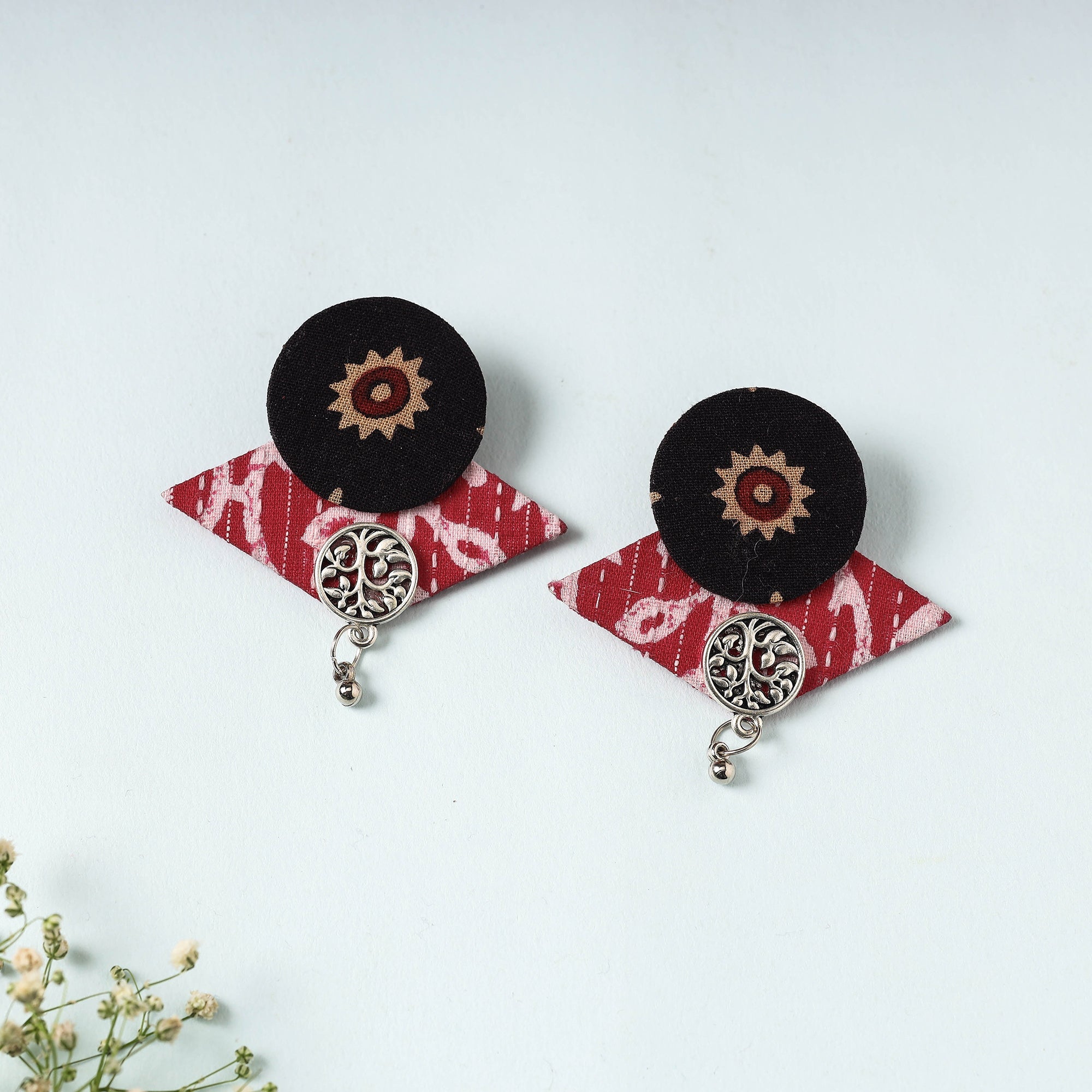  Handcrafted Fabart Earrings by Asalkaar Online at iTokri.com
