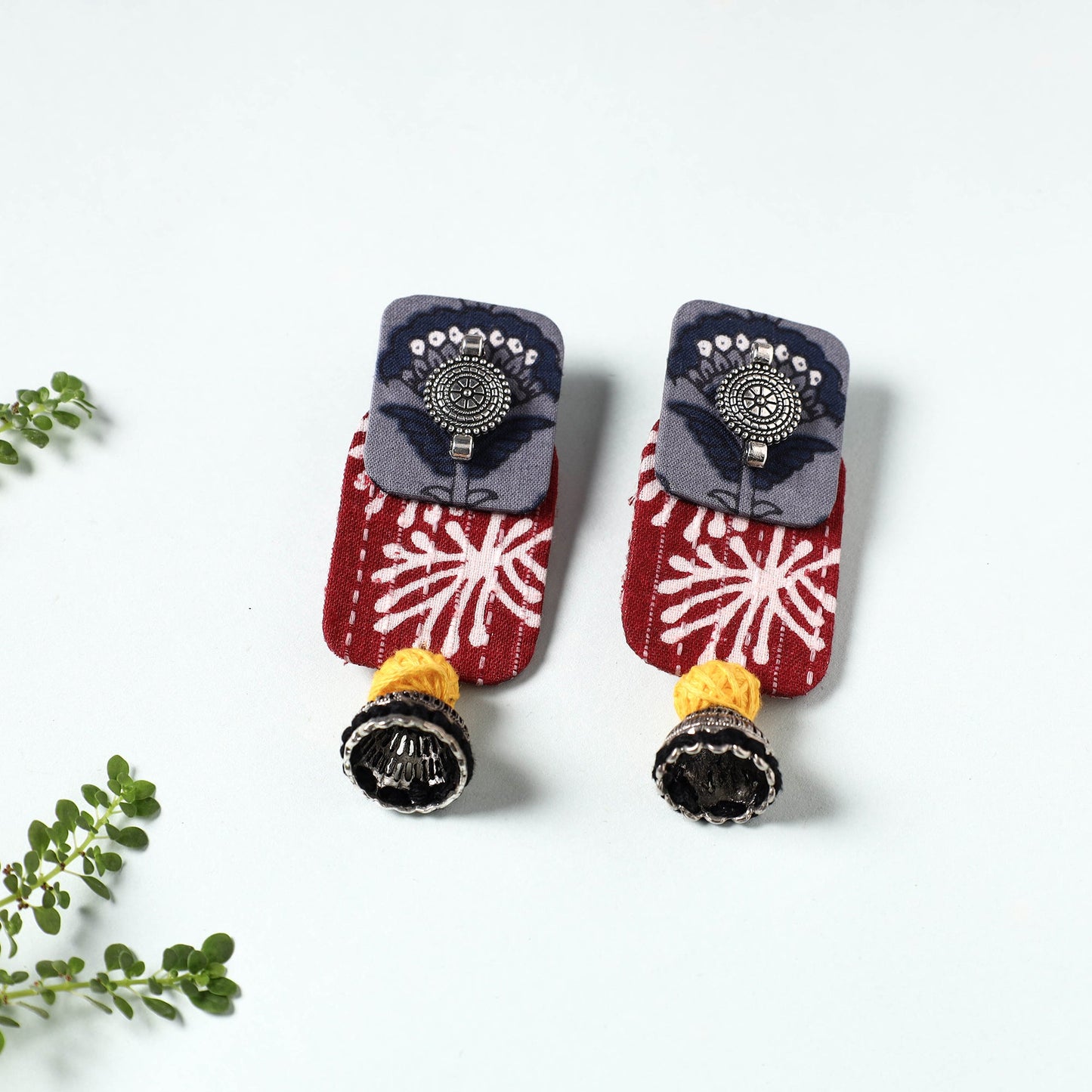  Handcrafted Fabart Earrings by Asalkaar 