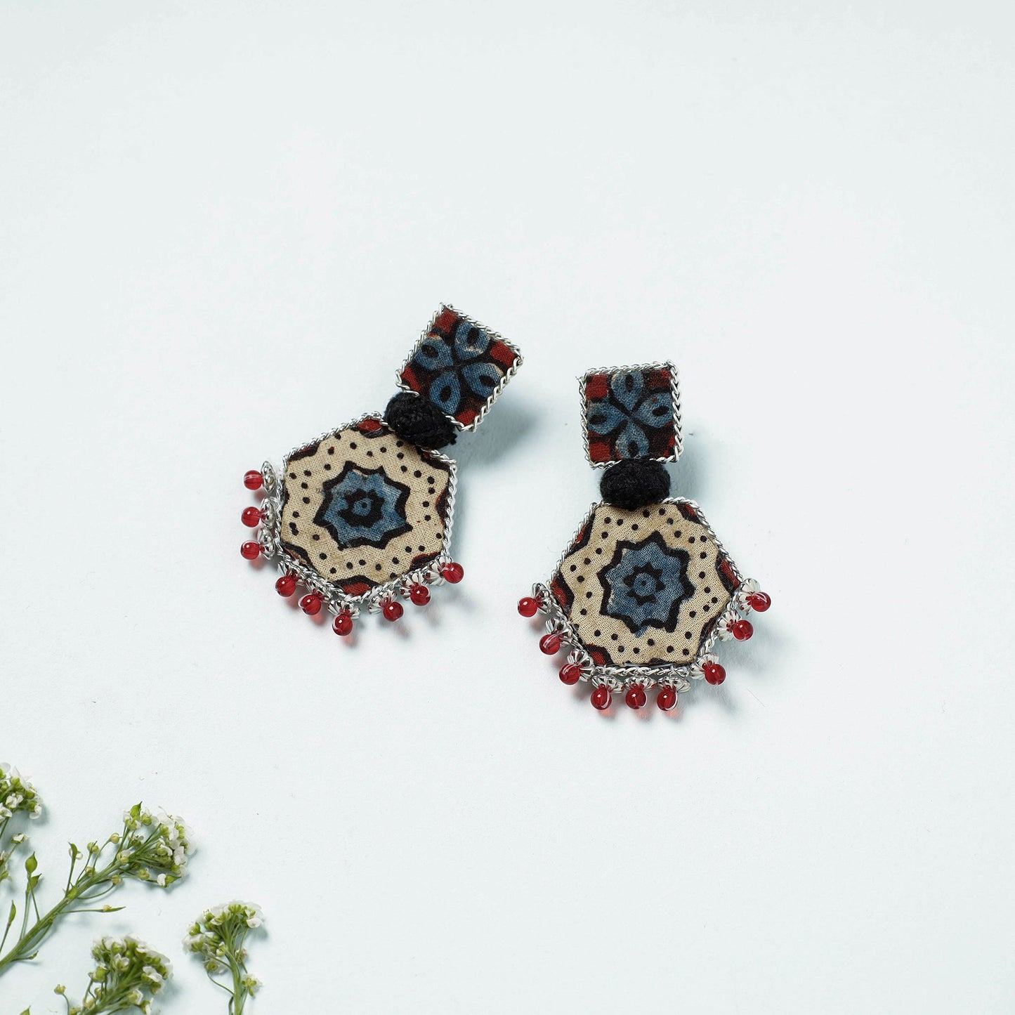 Handcrafted Fabart Earrings by Sufiyan Khatri 