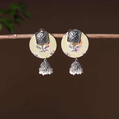 Multicolor - handcrafted fabart gs jhumki earrings 21