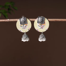 Multicolor - handcrafted fabart gs jhumki earrings 21