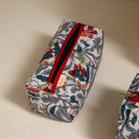 Handcrafted fabric toiletry bags (set of 3) 11