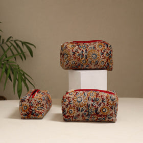 Handcrafted fabric toiletry bags (set of 3) 18