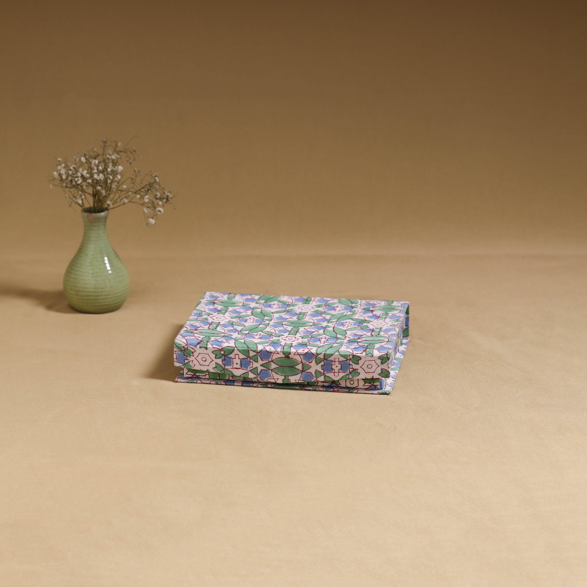 Multicolor - handcrafted floral organizer stationery kit 54