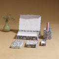 Multicolor - handcrafted floral organizer stationery kit 54