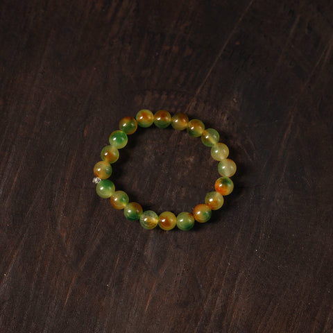 Multicolor - handcrafted glass stone bracelet 03