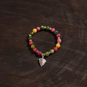 Handcrafted glass stone bracelet 11