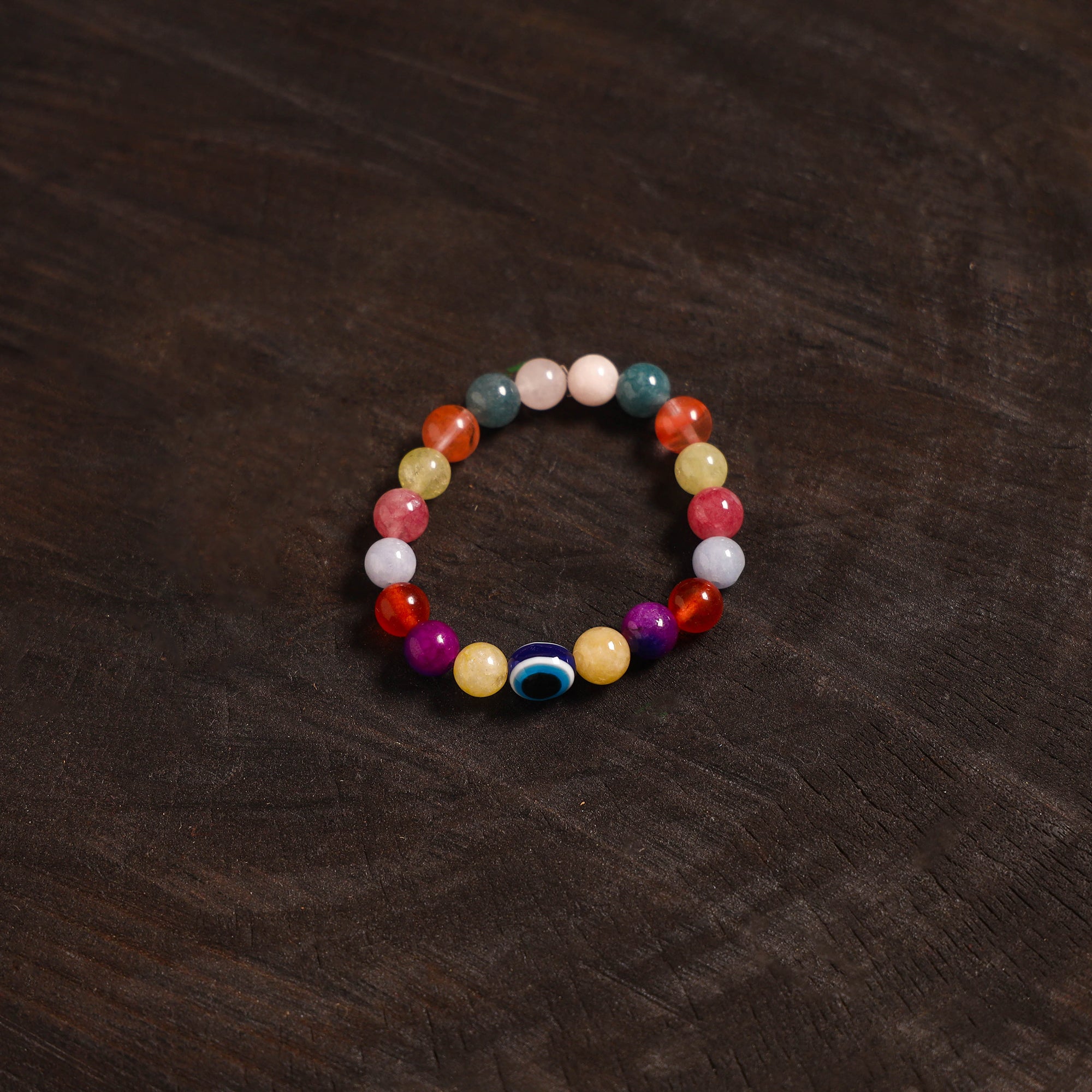 Handcrafted glass stone bracelet 11