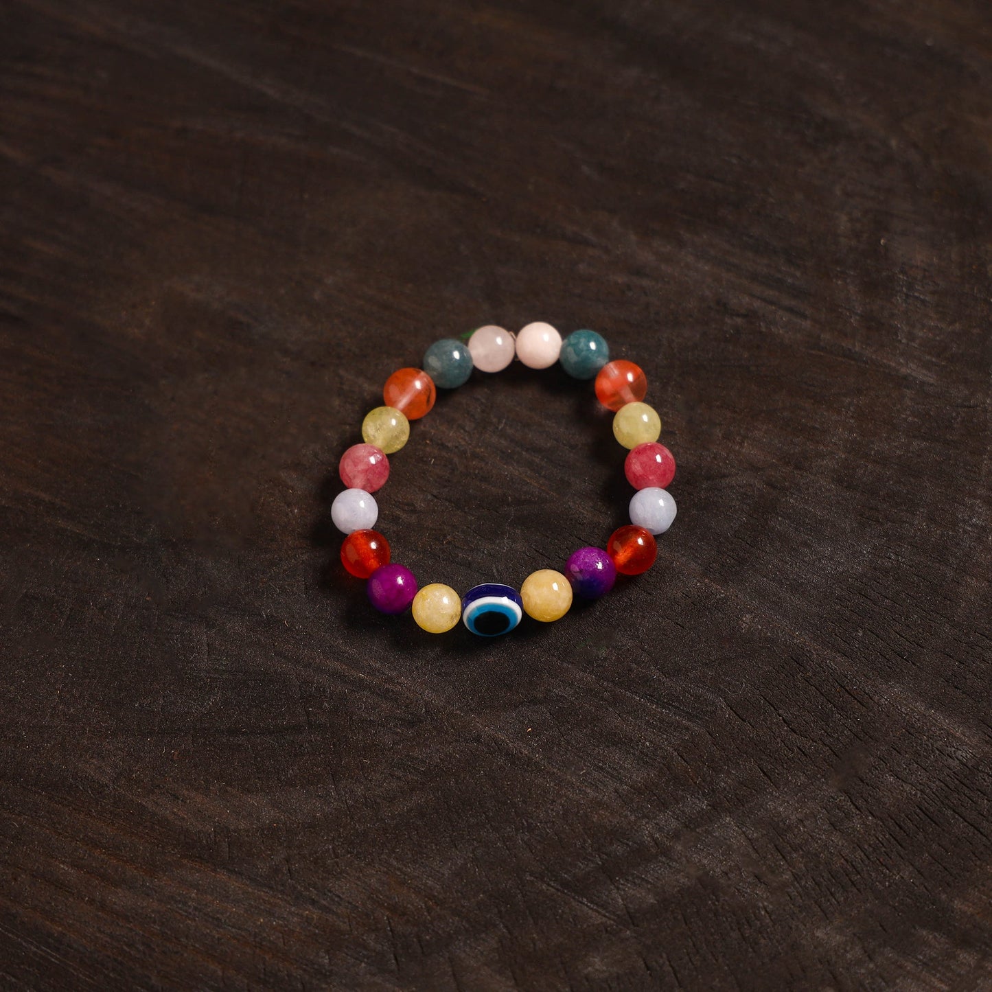 Handcrafted glass stone bracelet 11