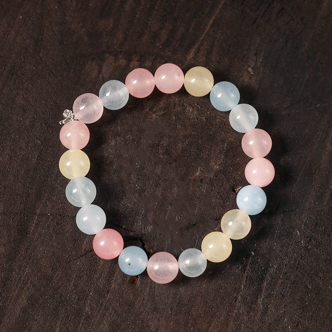 Multicolor Handcrafted Glass Stone Bracelet