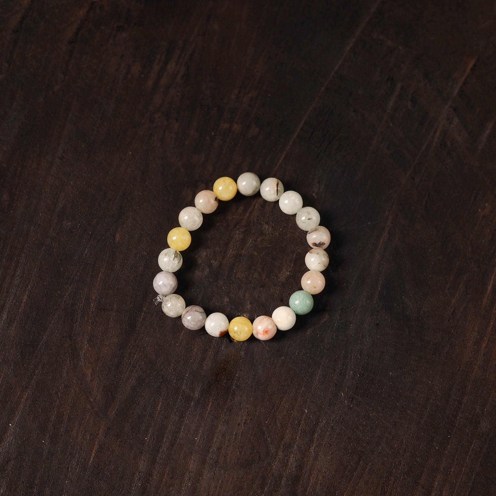 Multicolor Handcrafted Glass Stone Bracelet