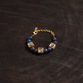 Handcrafted glass stone kundan work bracelet 29