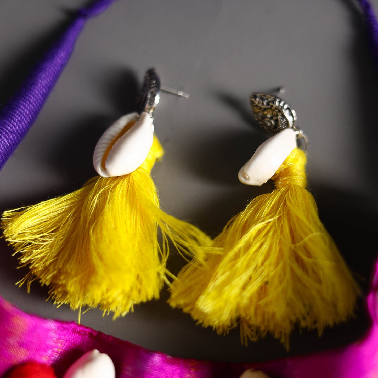 Handcrafted GS Fabart Choker Necklace Set 07